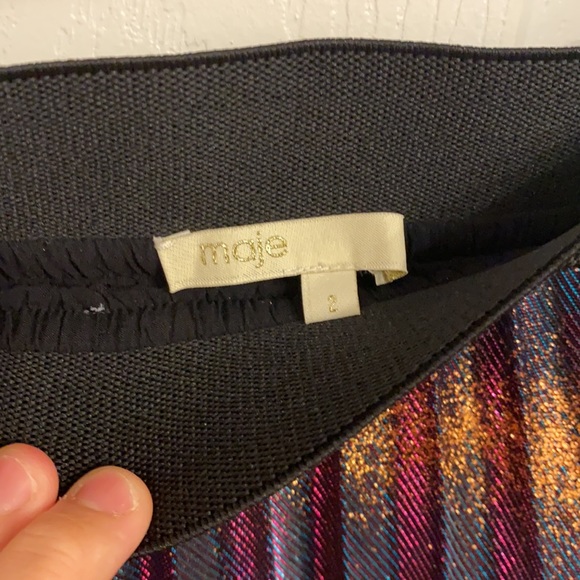 Gorgeous Maje Rainbow Skirt - Picture 4 of 7